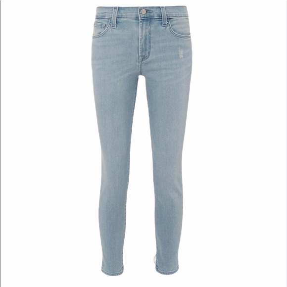 J Brand Cropped Jeans in Light Denim - Picture 3 of 12